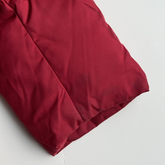 Calvin Klein Ladies ruby red down winter puffer jacket Sz XS Holiday coat - Picture 4 of 8
